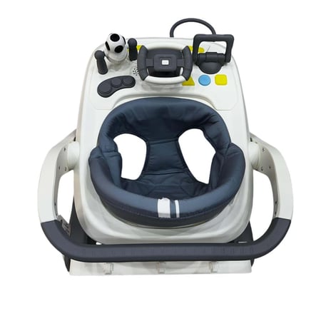 مشاية أطفال مع تعليم مشي ولوحة العاب وفرامل درج