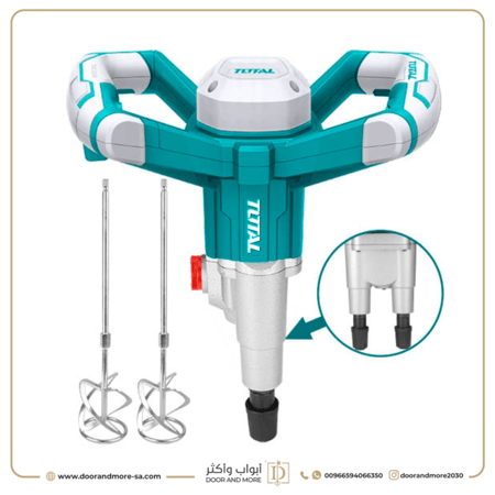 خلاط بويا كهربائي 1800 واط 2 راس TOTAL