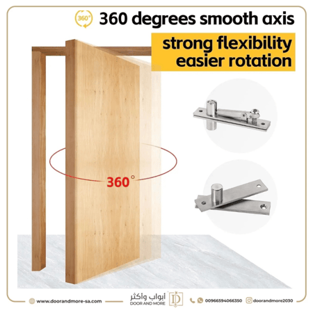 قاعدة باب محوري وزن 100 كيلو