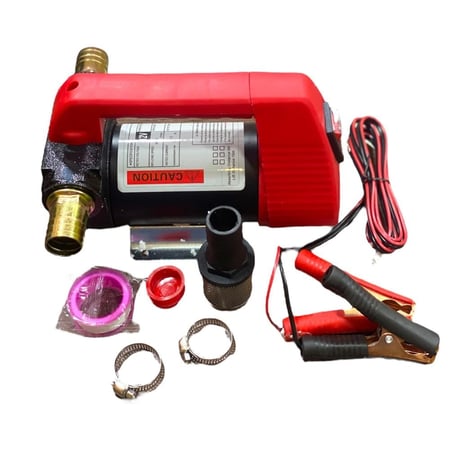 مضخة سوائل (بنزين - ديزل - موية) 12 فولت