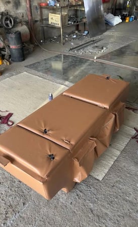 تانكي الالمنيوم مع شنطة حديد هايلوكس  ملبس داخلي وخارجي