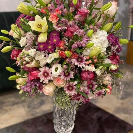 فازة ورد طبيعي N11