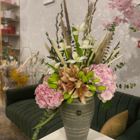 فازة ورد طبيعي N9