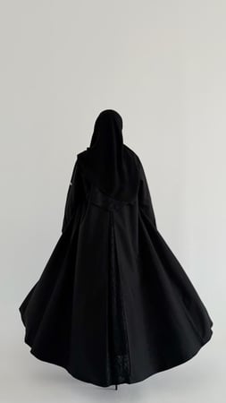 عباية سماء اسود