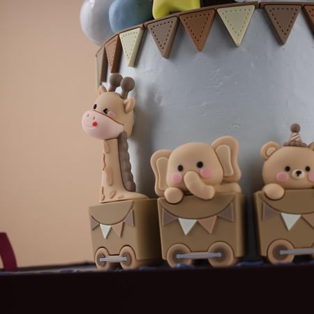 Animal Train Adventure Cake