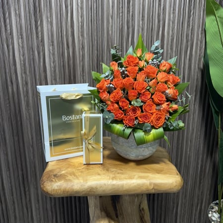 فازه ورد مع تشوكلت بستاني