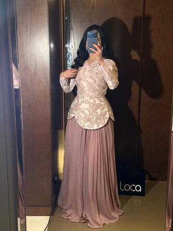 طقم سهرة نسائي جاكيت وتنورة