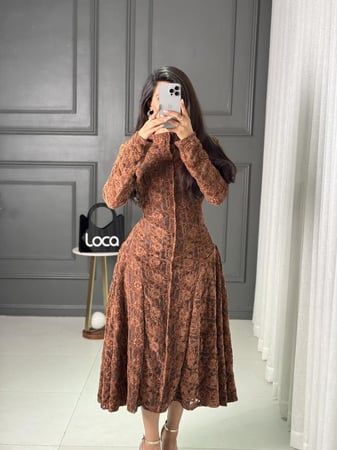 فستان ناعم وراقي من لوكا