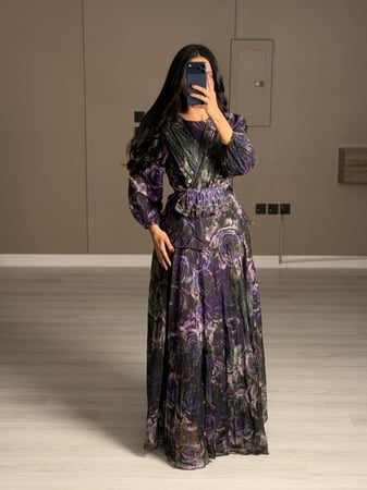 فستان ناعم  وراقي