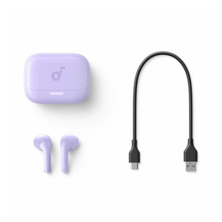 سماعة اذن ساندوكور K20i لاسلكية - بنفسجي-اسود-ابيض