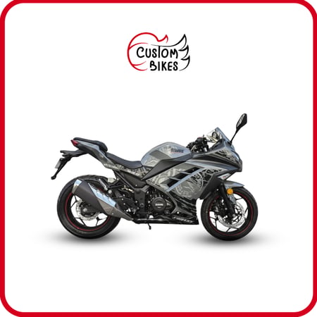 دراجة نارية 250CC موديل 2026 لون رمادي