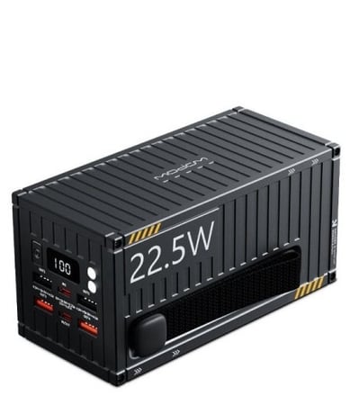 شاحن متنقلcontainer بقوة 22.5 واط وسعة 50,000 ملي أمبير -أسود