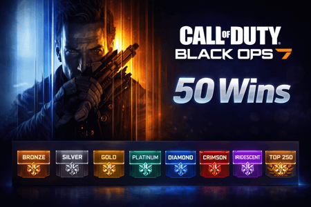 حساب جاهز للرانك 50 فوز بلاك اوبس 7