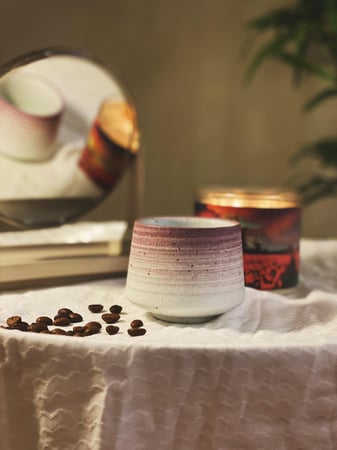 كوب قهوة وردي (180ملي)