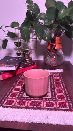 كوب قهوة  وردي (180ملم)