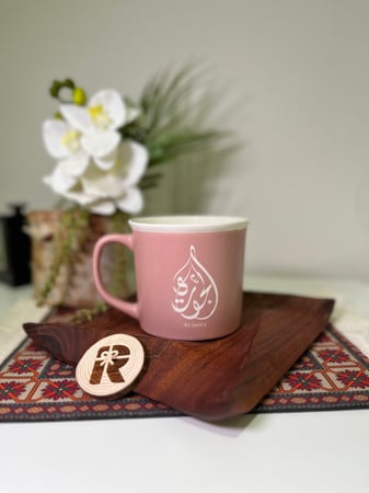 كوب قهوة وردي (300ملم)