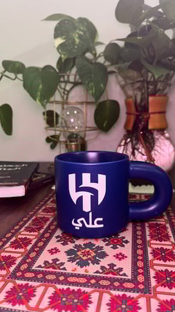 كوب قهوة ازرق (270ملم)