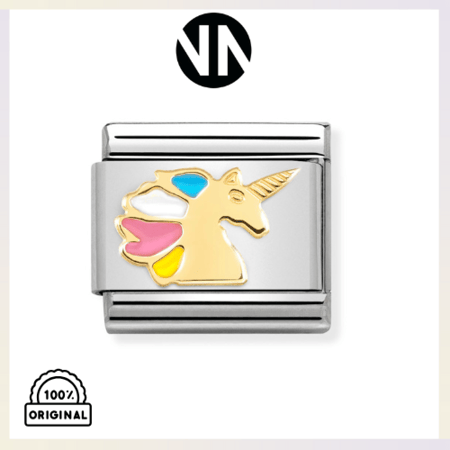 شكل تركيب كلاسيك ملون متعدد الألوان يونيكورن