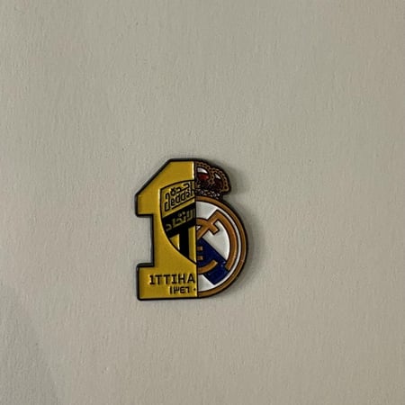 ملصقات معدنية  الاتحاد و ريال مدريد