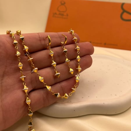 طقم ابيض عيار 21