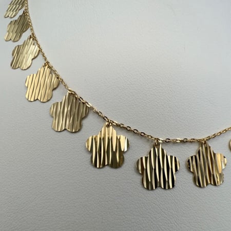 شوكر وردة عيار 18