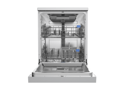 غسالة صحون ميديا 14 مكان تخزين 10برامج ( واي فاي ) سلفر WQP14-W5233C(S)-KSA