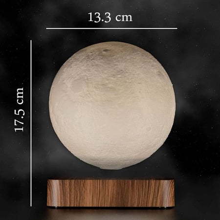 اضاءة القمر تطفو بالهواء