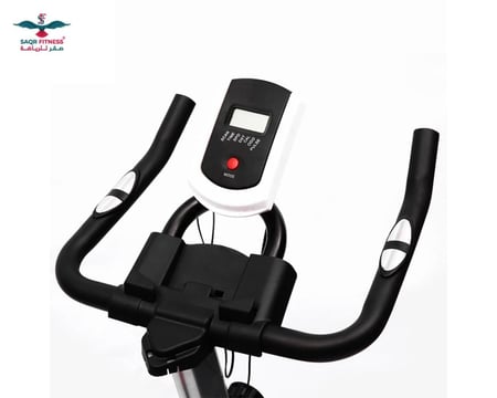 spinning bike Red دراجة تمارين هوائية ثابتة احمر