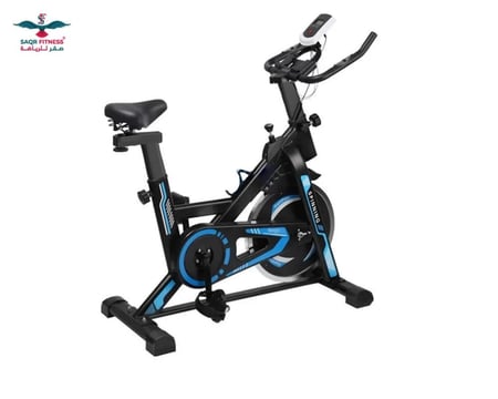 spinning bike Blue دراجة تمارين هوائية ثابته ازرق