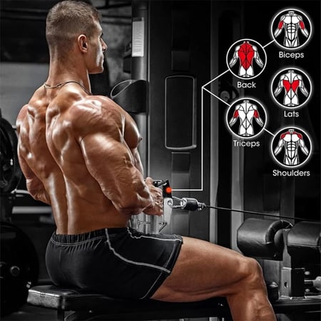 مقبض كيبل احترافي قبضة ضيقة PowerRow Pro مع مقابض مطاطية