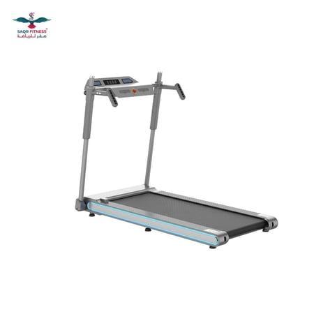 جهاز سير جري والمشي ذكي مع حامل لابتوب بقوة 3حصان لاستخدام منزلي ومكتبي  2in1 Strong Latest smart  Treadmill with Laptop tray