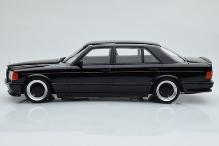 MERCEDES 560 SEL AMG W126 OBSIDIAN BLACK OTTO 1/18