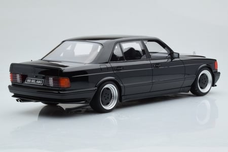 MERCEDES 560 SEL AMG W126 OBSIDIAN BLACK OTTO 1/18