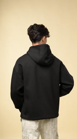 هودي ساده من إكسوبلانت بلون أسود ملكي