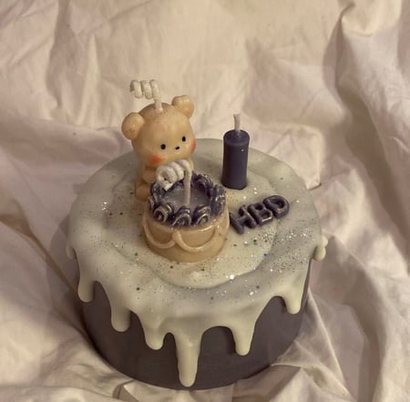 شمعة دب يوم ميلاد | مارشميلو