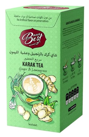 نور بست شاي كرك بالزنجبيل وعشبة الليمون 5 اظرف