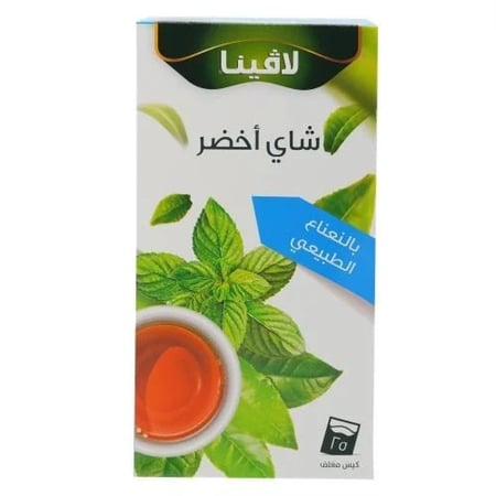 شاي اخضر بالنعناع من متجر أعواد السكر