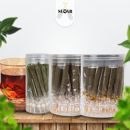 اعواد سكر بالنعناع