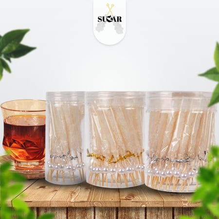 اعواد سكر للشاي ساده