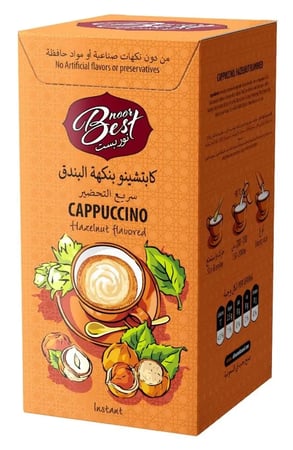 نور بست كابتشينو بنكهة البندق 5 اظرف