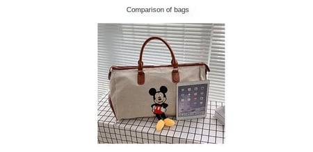 شنطة ثيم دزني متعددة الاستخدامات (لون بيج)