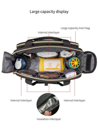 شنطة مقسمة على الكتف