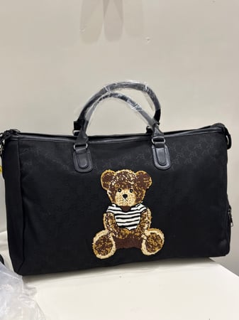 شنطة دبدوب اسود متعددة الاستخدامات