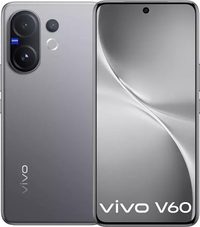فيفو V60 ذاكرة 256 جيجا لون  رمادي 12 رام 5G