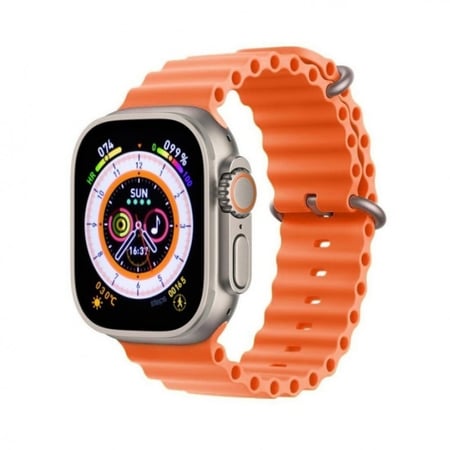 ساعة HW8 الترا ماكس 49 مم ، سوار برتقالي