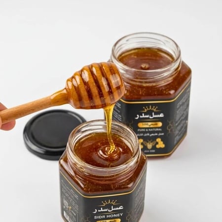 سمن بقر بلدي نجران 1 كيلو + عسل سدر أصلي 1 كيلو