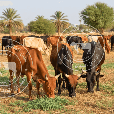 أبقار المزارع الطبيعية في نجران مصدر سمن القاضي البلدي-متجر القاضي