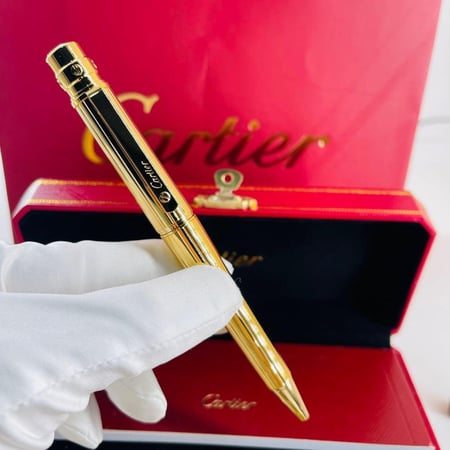 قلم  فاخر ذهبي عريض