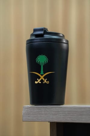 كوب شعار السعوديه سيفين ونخله