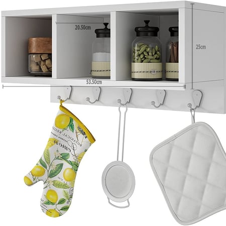 رف تخزين مع علاق